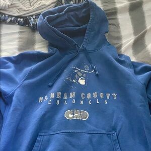 Blue Oldham County Colonels Men's Hoodie